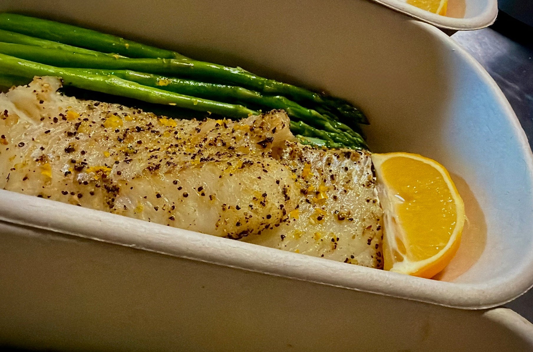 Lemon pepper cod