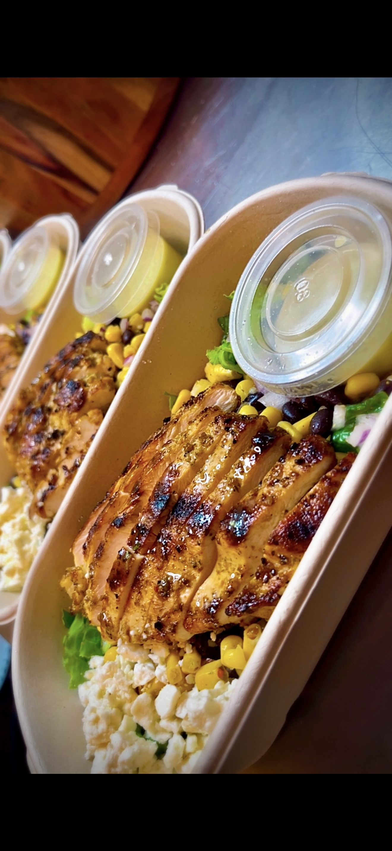 Mediterranean grilled salad