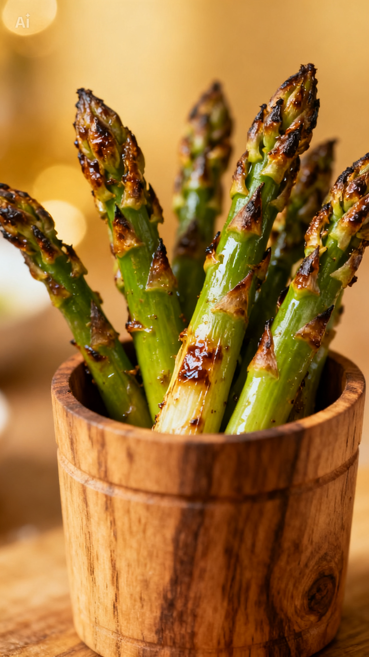 Grilled asparagus